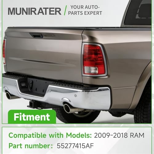 Rear Left Tail Light Assembly Replacement for R-a-m 2009-2018 Driver Side