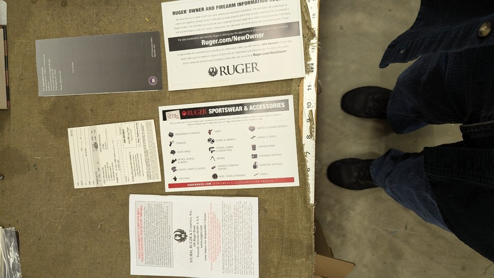 Instruction Manual, Ruger SR1911 Instruction Manual