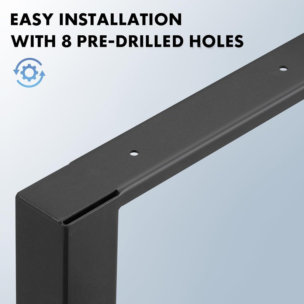 Industrial Strength Workbench Legs - Height Adjustable & Scratch-Free Mobility