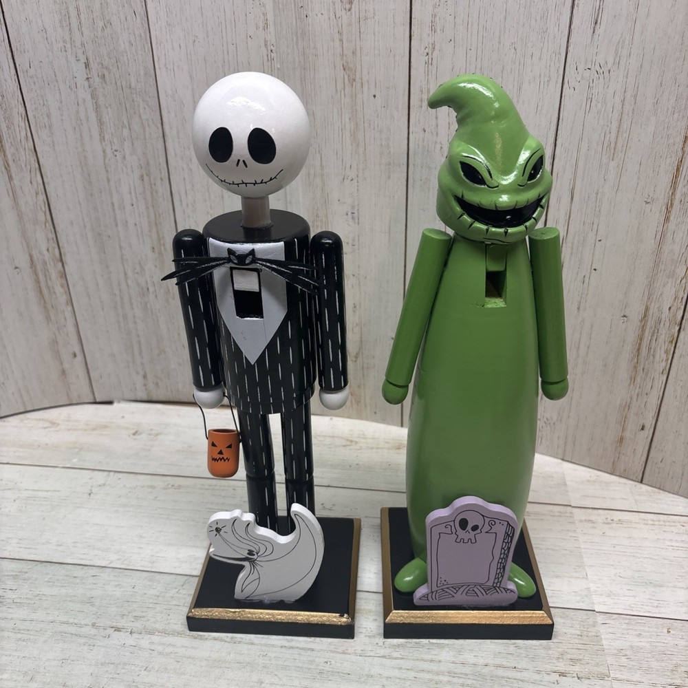 Nightmare Before Christmas Jack Skellington & Oogie Boogie Nutcracker Bundle 12”