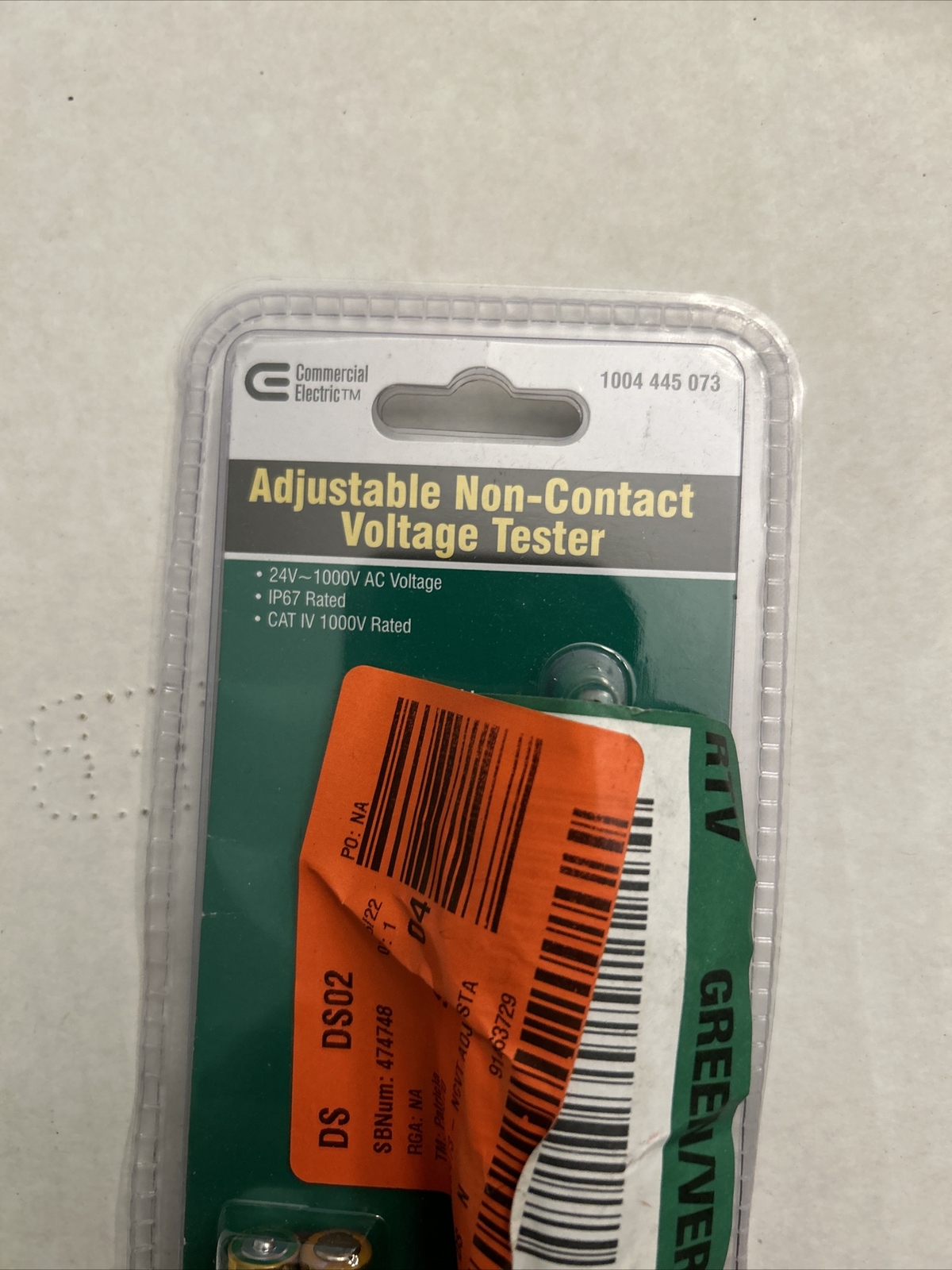 Commercial Electric AC Voltage Detector + Adjustable Sensitive 1004445073