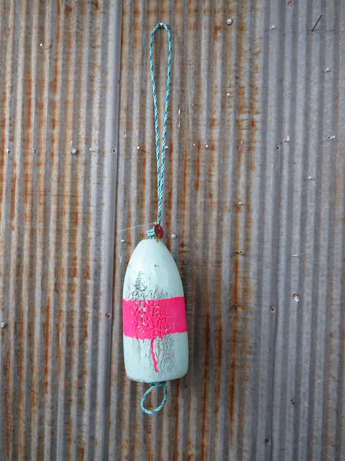 Authentic Small Dungeness Crab Lobster Pot Buoy Tiki Hut Float Bouy Bar (CB527)