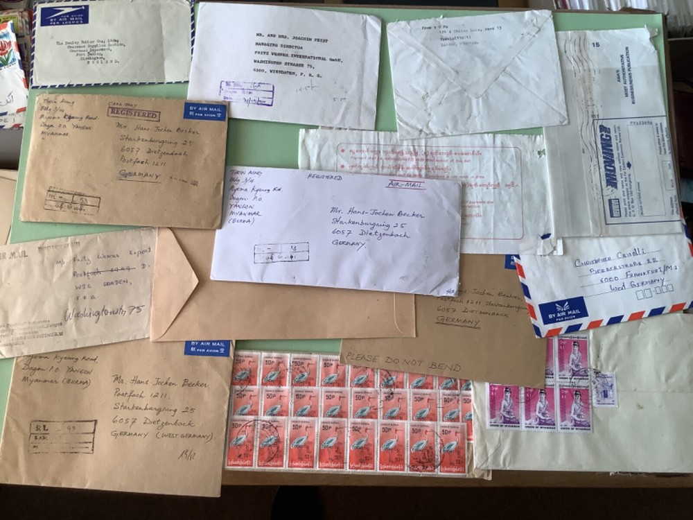 Burma postal covers 14 items Ref A1842