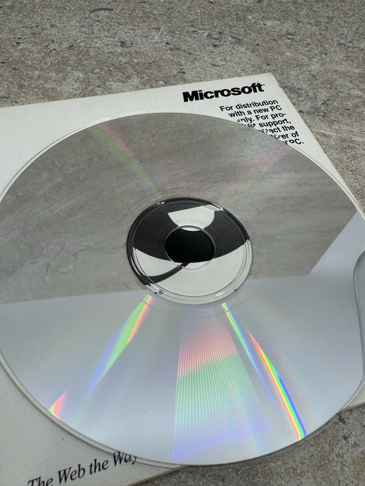 Microsoft Internet Explorer 4.0 - Install CD Disc