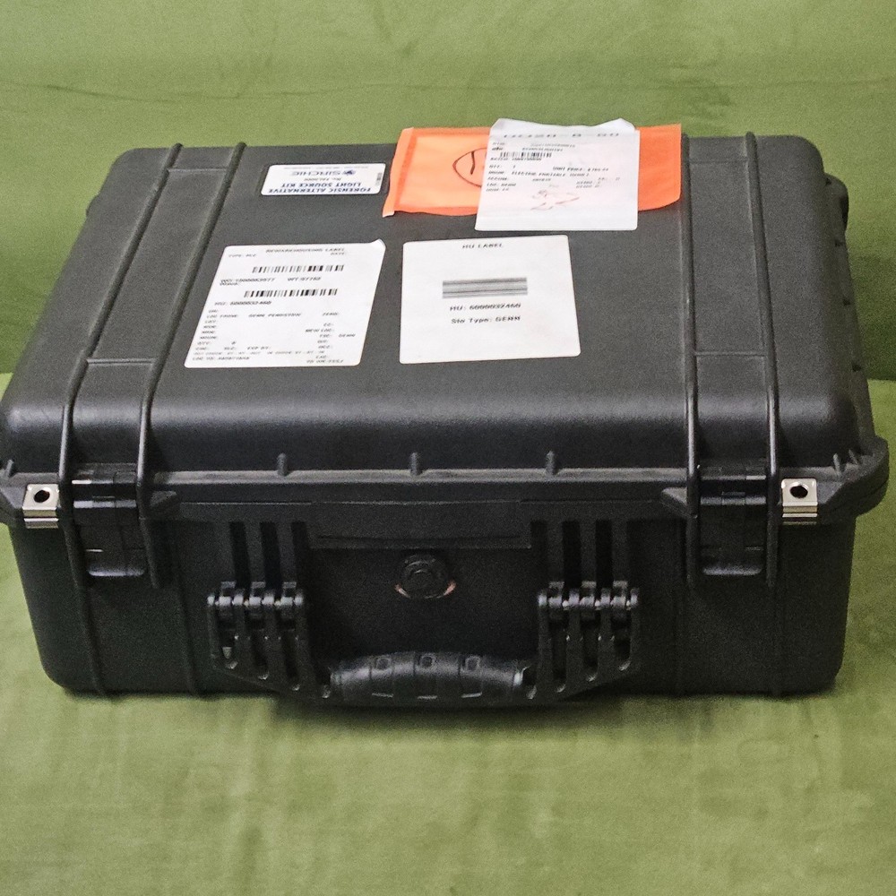 SIRCHIE FAL3000 Forensic ALS Xenon Light Source Kit -Working- Lens Secured (Read