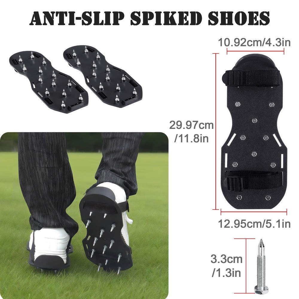 Self-Leveling Cement Tool Kit, Spike Roller, Paint Roller, Epoxy Shoes Spikes...