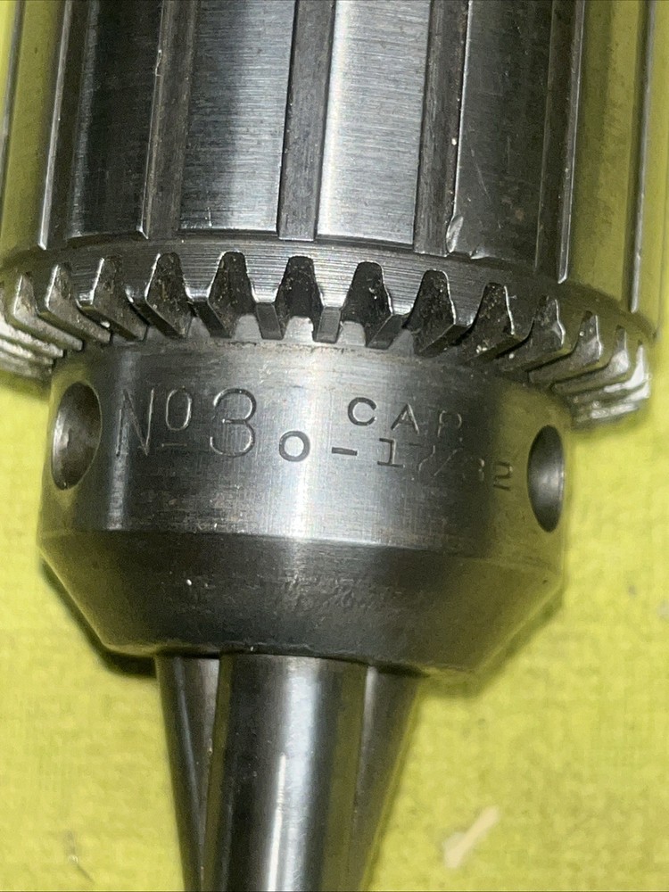 JACOBS No. 3 DRILL CHUCK Capacity 0-17/32” W/ KEY