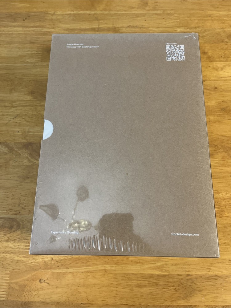 Fractal Design Scape Dark Wireless Gaming Headset – Bluetooth/USB, 40h Battery