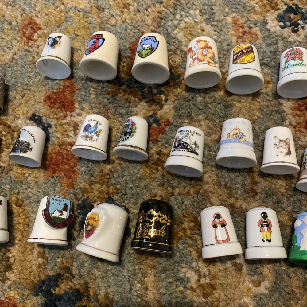 Small Thimble Collection 46 Total