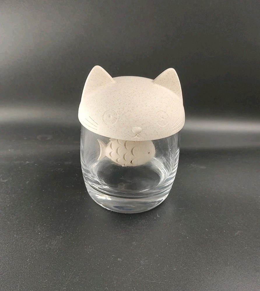 Anya Cat Cup With Fish Tea Infuser