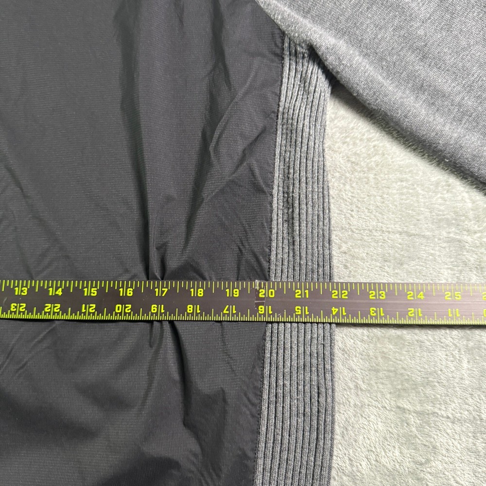 FootJoy Golf Pullover Half Zip Lightweight Sweater Athletic Blend Gray Black M