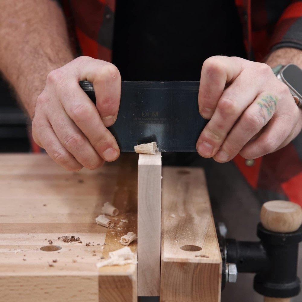 DFM Tool Works Rectangle Card Scraper - Precision Cabinet Multi-use Scraper f...