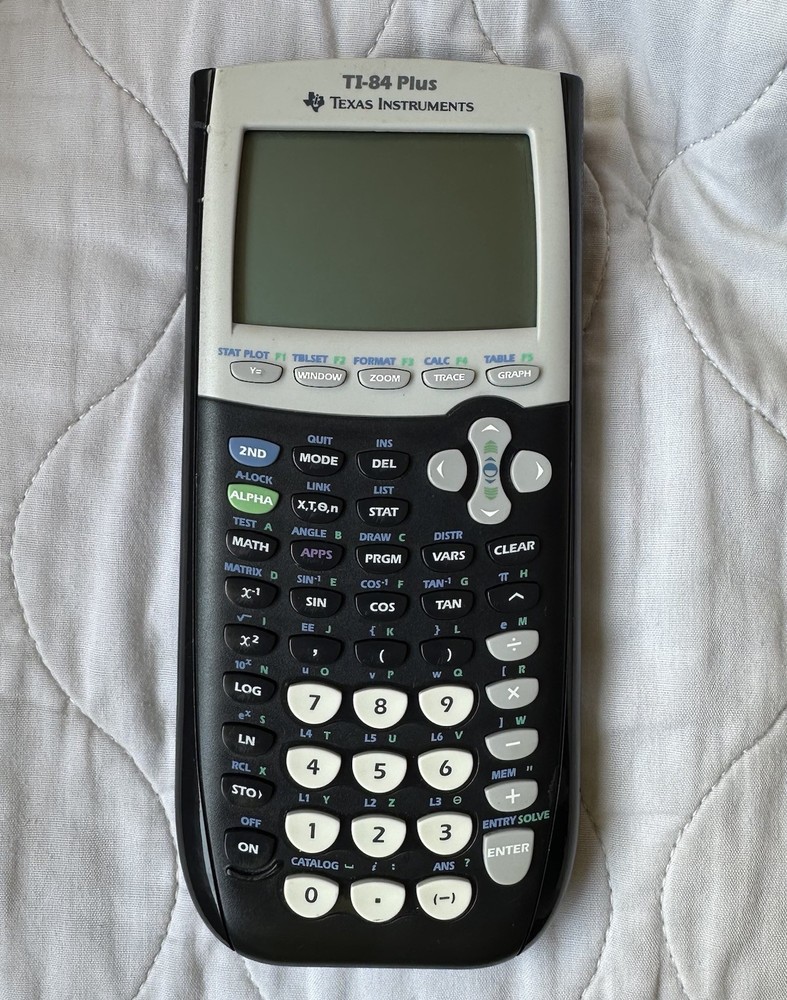 Texas Instruments TI-84 Plus Graphing Calculator Working