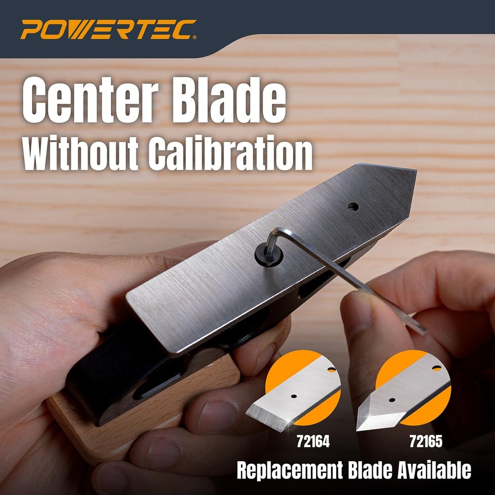 Chisel Plane with Spear Point Blade – Compact Edge Trimming Tool for Woodwork...