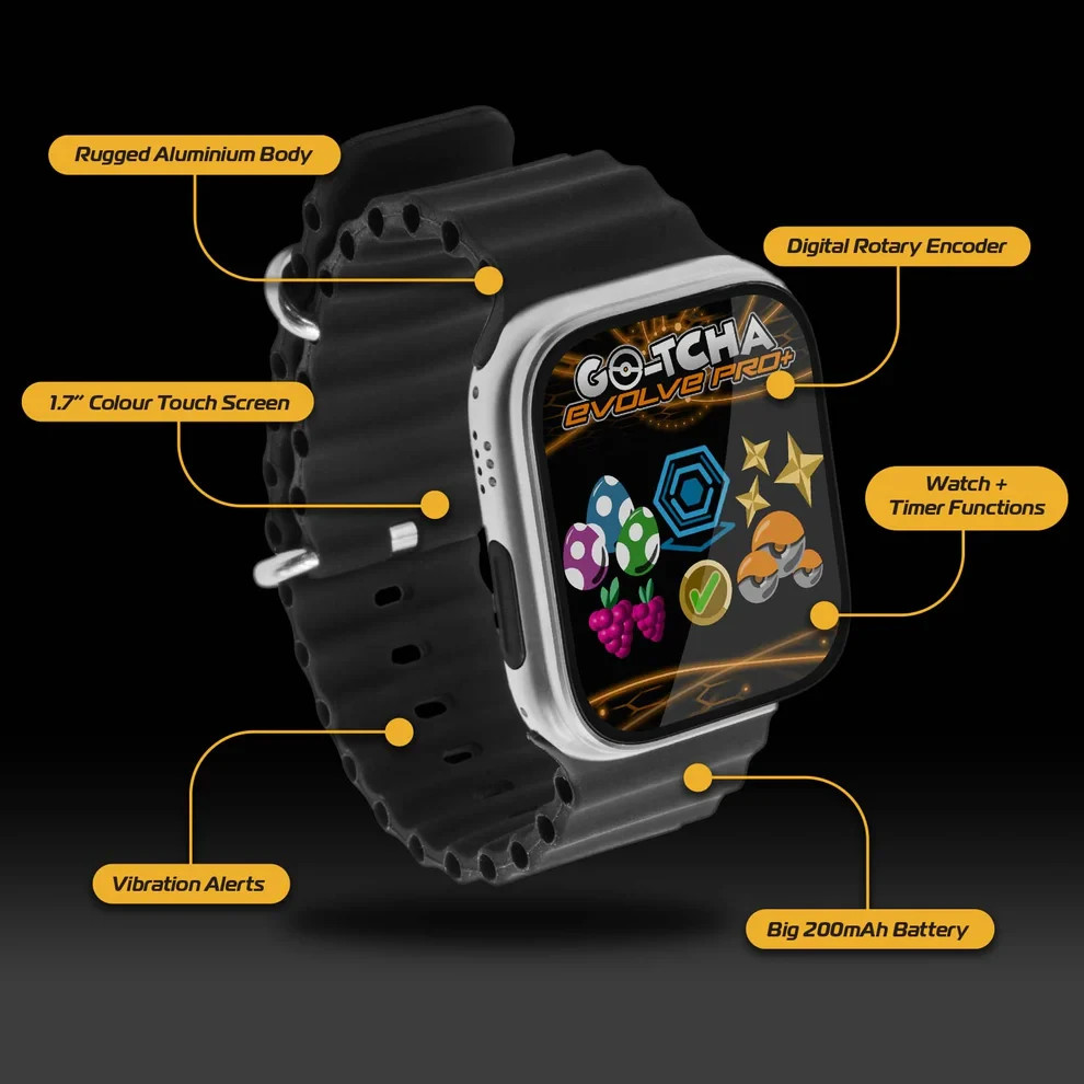 * POKEMON * GOTCHA EVOLVE PRO PLUS (BLK) AUTO CATCH - 2-4 Day Delivery