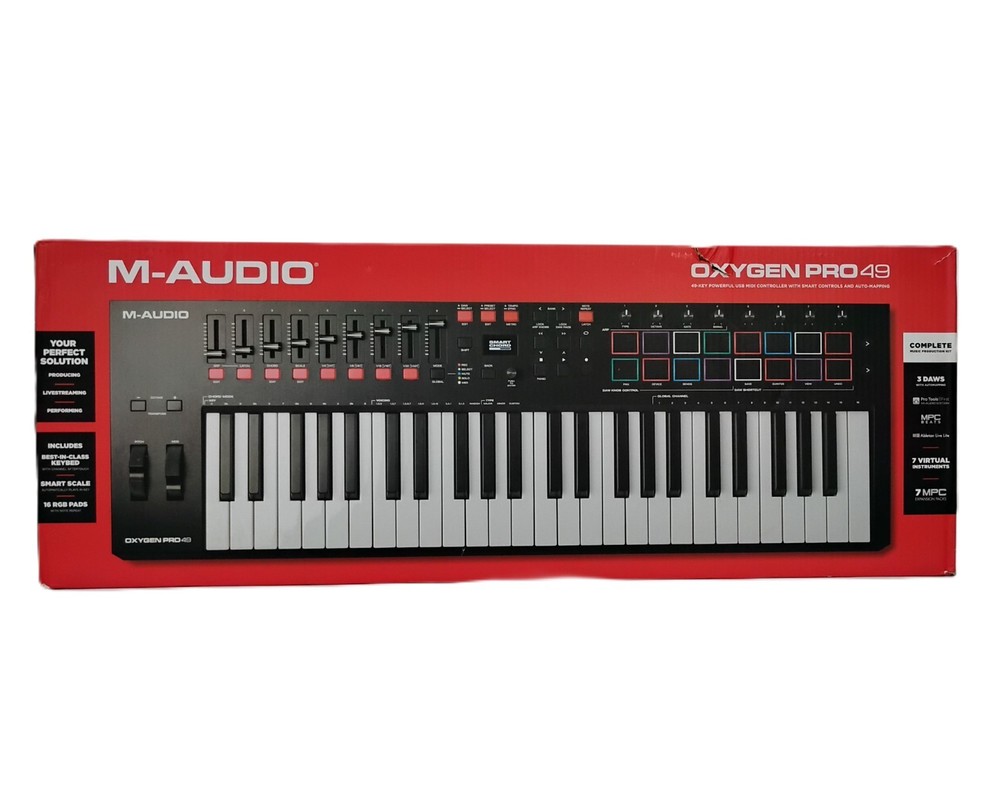 Oxygen Pro 49-Key USB MIDI Keyboard Controller