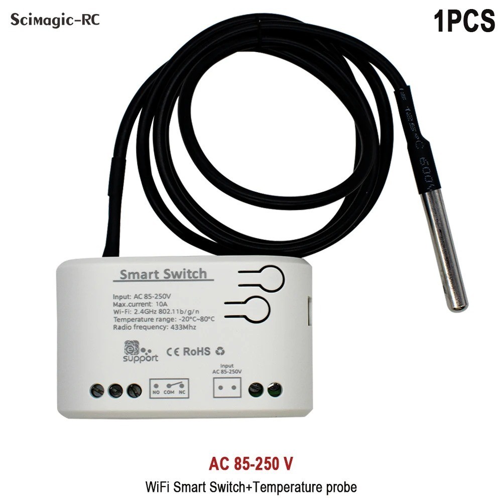 WiFi Smart Temperature Switch Ewelink Controller 2000W Intelligent Thermostat