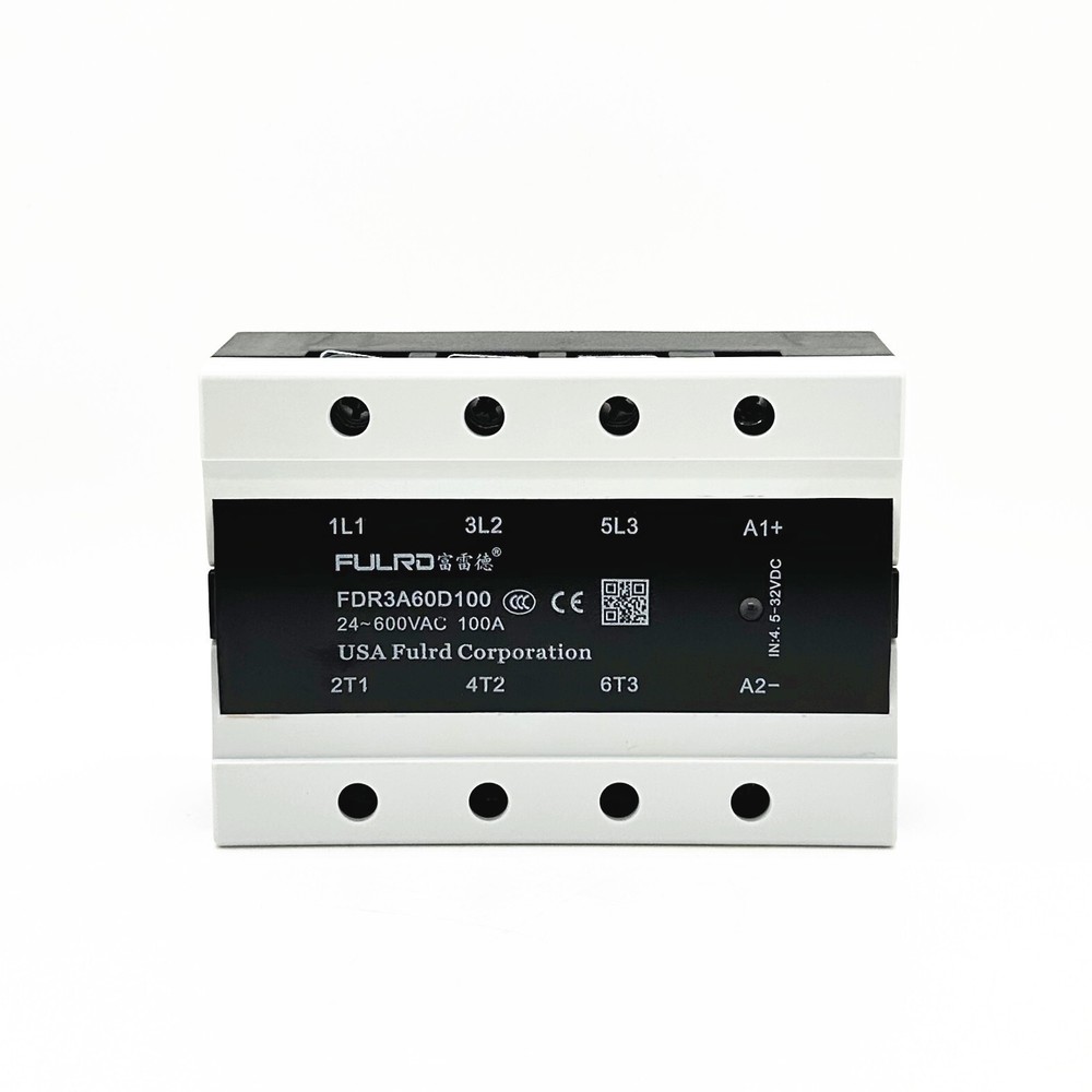 1pcs FULRD Three-phase Solid State Relay FDR3A60D100 100A DC-AC 24-600VAC
