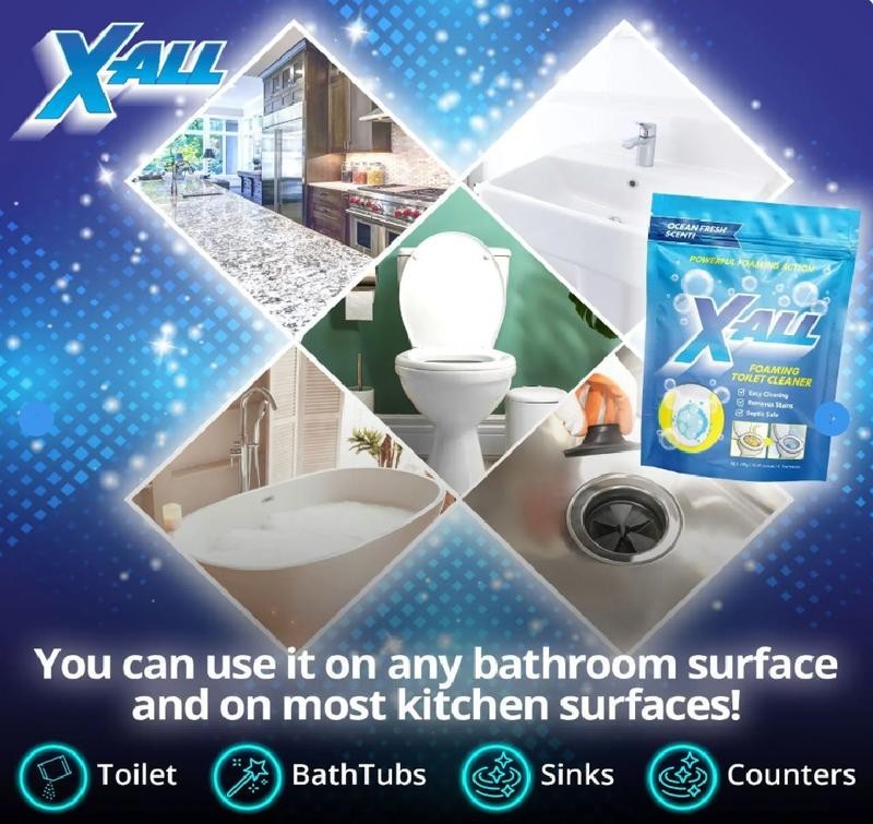 X-ALL Foaming Toilet Cleaner . SALE/FREESHIP