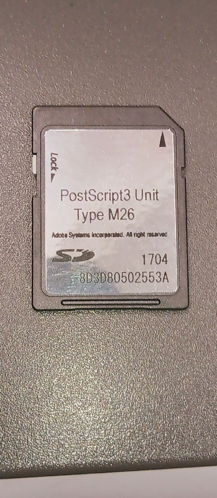Ricoh Postscript3  Type  M26