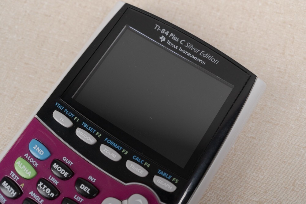 Texas Instruments TI-84 Plus C Silver Edition Graphing Calculator - Pink