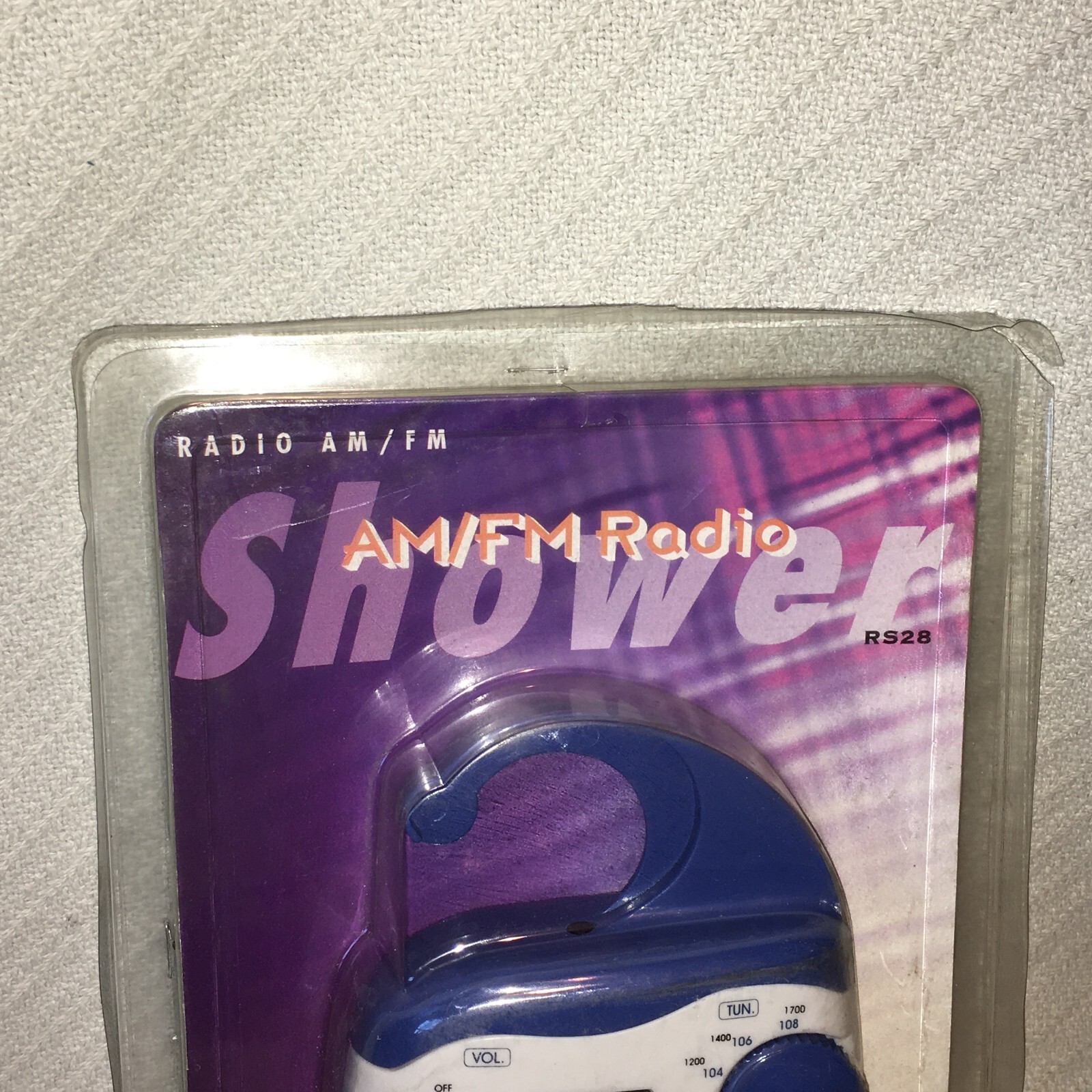 New Old Stock BLUE Curtis Shower AM/FM Radio RS28