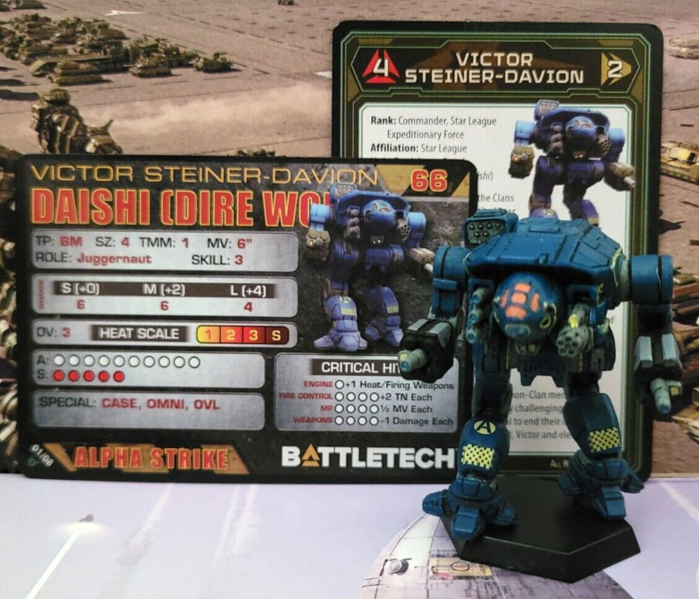 Battletech Daishi Mech Second Star League Assault Lance Miniature