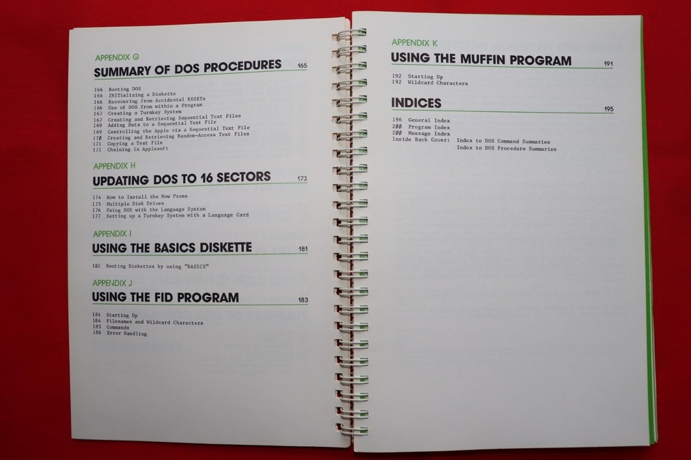 VINTAGE APPLE II COMPUTER “THE DOS MANUAL”