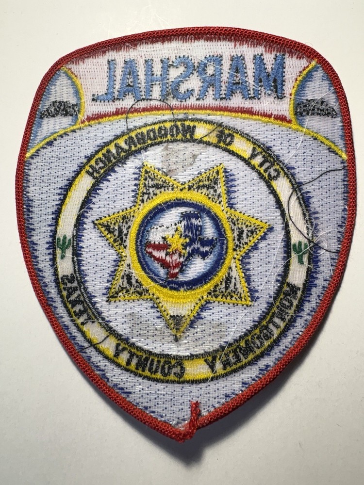 Woodbranch Texas Marshal Patch