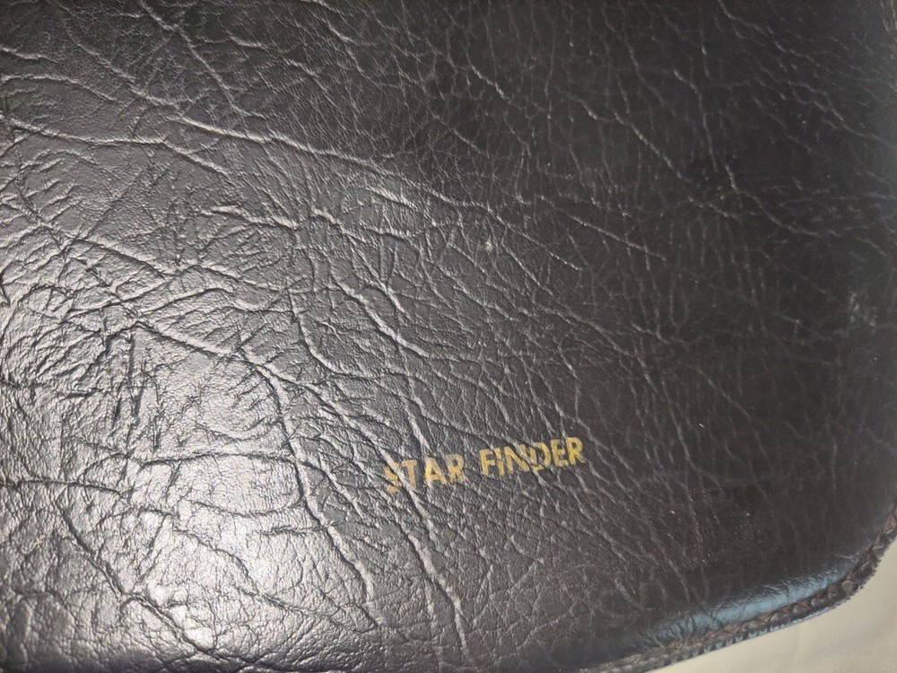 WWII-era Pilot's Altitude Correction Computer, Star Finder, Case