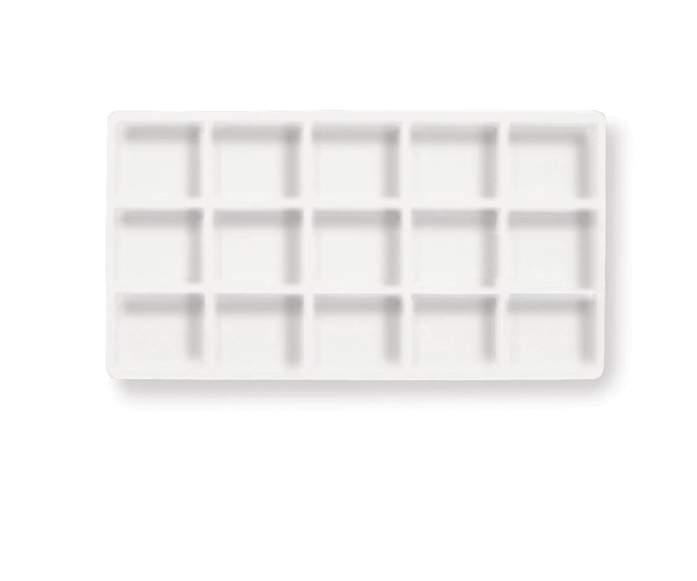 5 White 15 Compartment Display Tray Inserts