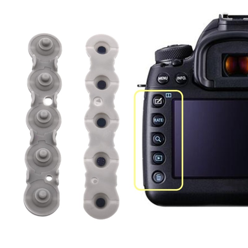 Precise Engineered DSLR Back Panel Button ABS Plastic Construction Quick Install