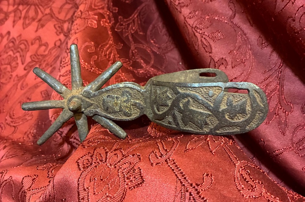 antique mexican charro spurs
