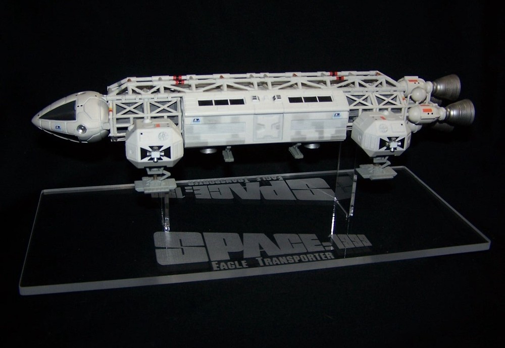 acrylic display stand for 12" diecast & model Space 1999 Eagle Transporter