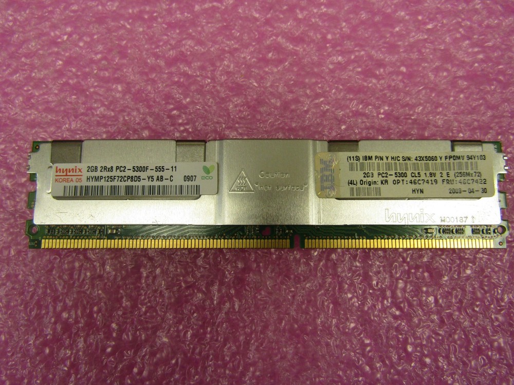 46C7422 IBM 2GB DDR2 PC2-5300 P