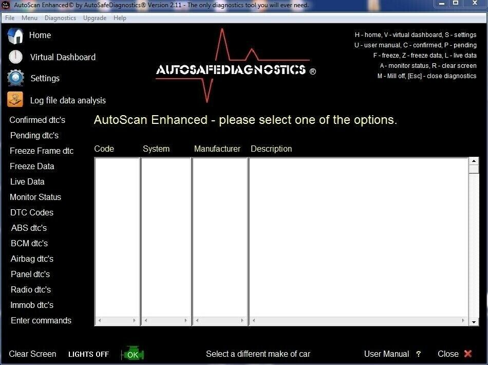 Autoscan Enhanced ULTIMATE OBD2 Car Engine Diagnostic Software Elm327 ECU Cable