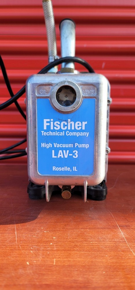 FISCHER LAV-3 HIGH VACUUM PUMP