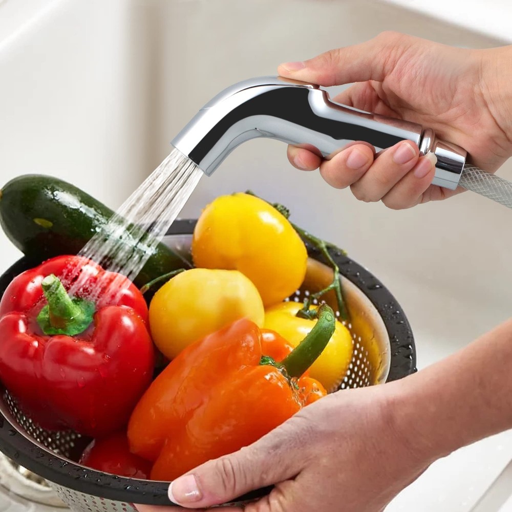 Universal Sink Spray Attachment â€“ Pull-Out Faucet Sprayer Replacement for D...