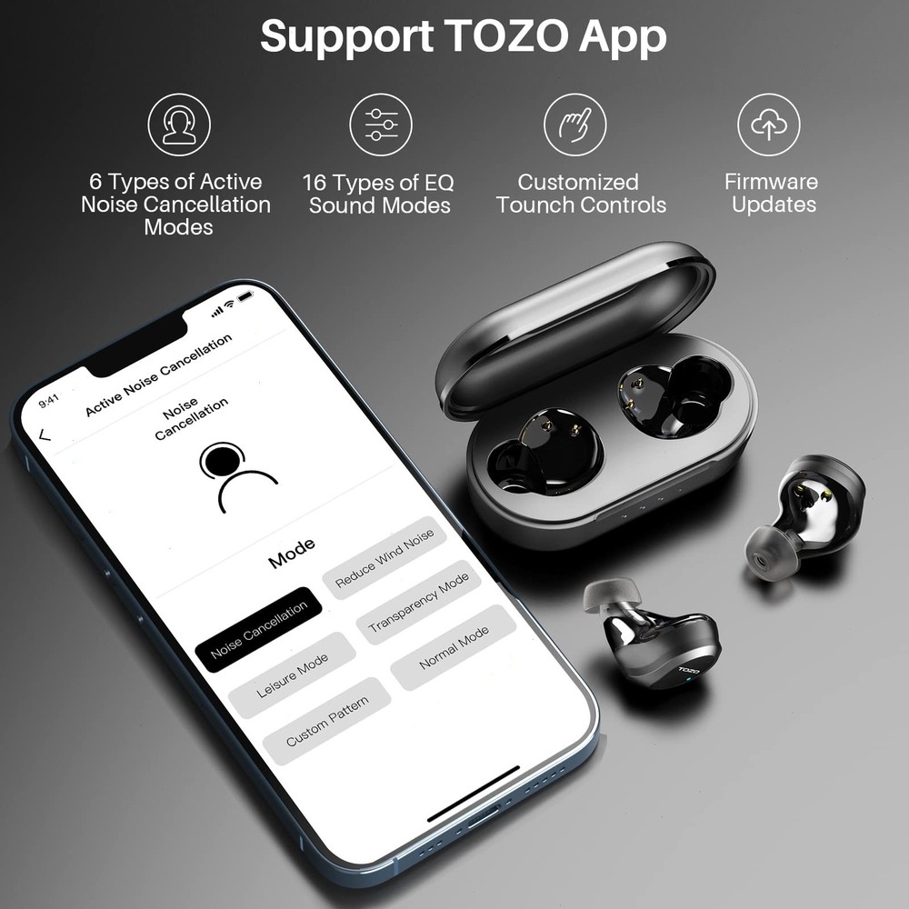 TOZO NC9 Pro Bluetooth Wireless Earbuds