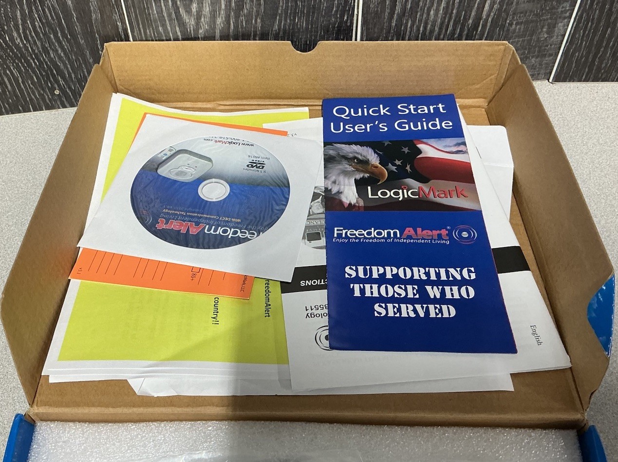 Freedom Alert Fall Emergency System Model #35511 By LogicMark Open Box