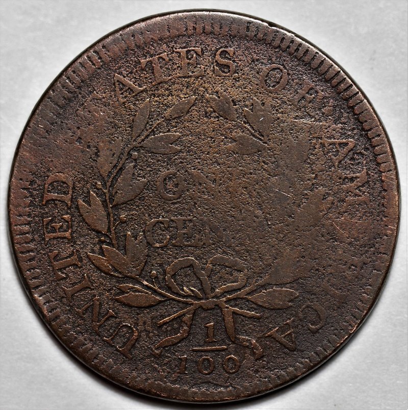 1798/7 Draped Bust Large Cent - US 1c Copper Coin