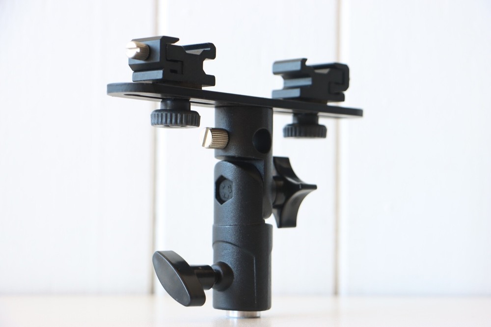 Dual Flash / Audio DSLR mount / bracket