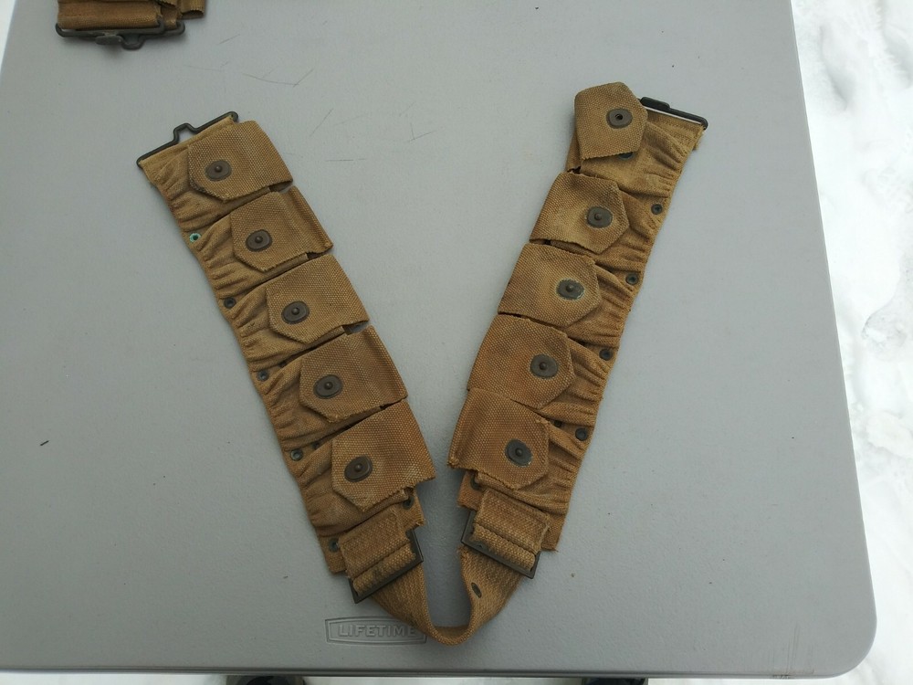 WW1 OD Cartridge Belt MFG Russel - Jun 1918
