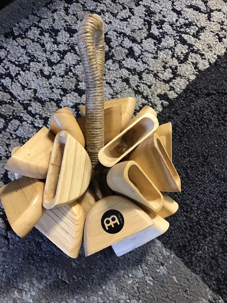 Meinl Wood Waterfall Rattle with Handle Natural