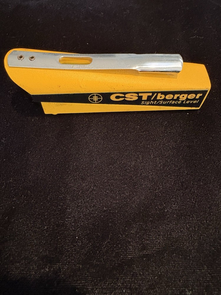 CST Berger Sight Surface Level Portable Survey Hand Tool Untested Condition P2