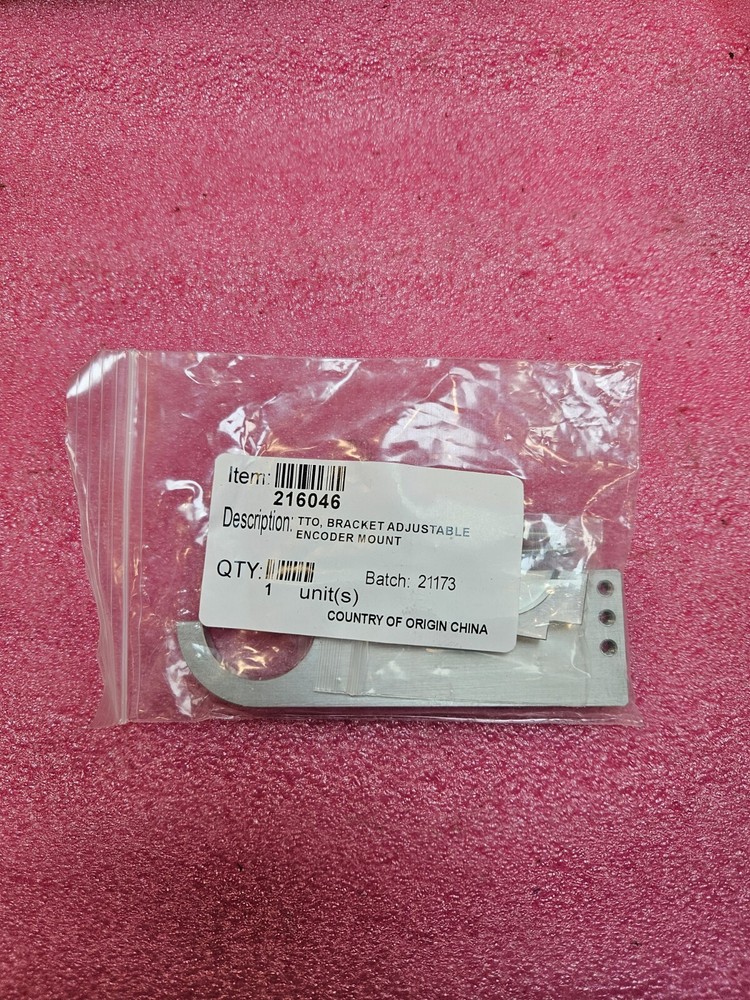 VIDEO JET	VIDEOJET 216046 ADJUSTABLE ENCODER MOUNT FOR DATAFLEX PRINTERS