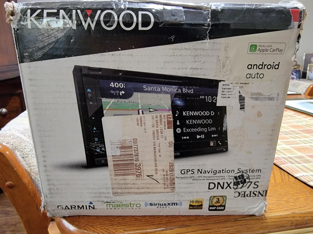 Kenwood DNX577S 6.8" Navigation DVD Receiver