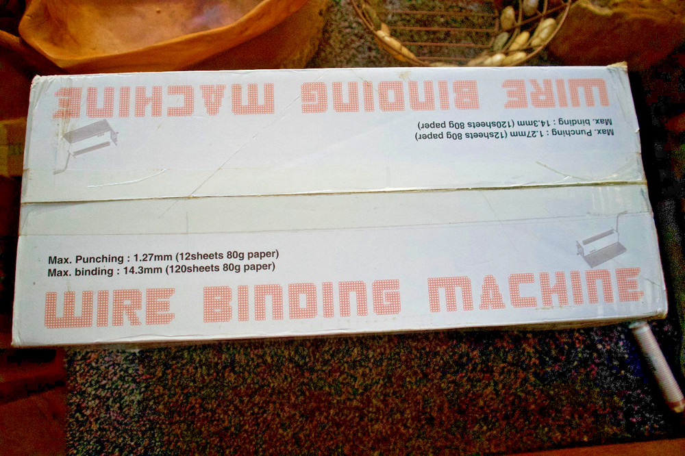 Rayson Manual Wire Binding Machine TD1200 3:1 Pitch
