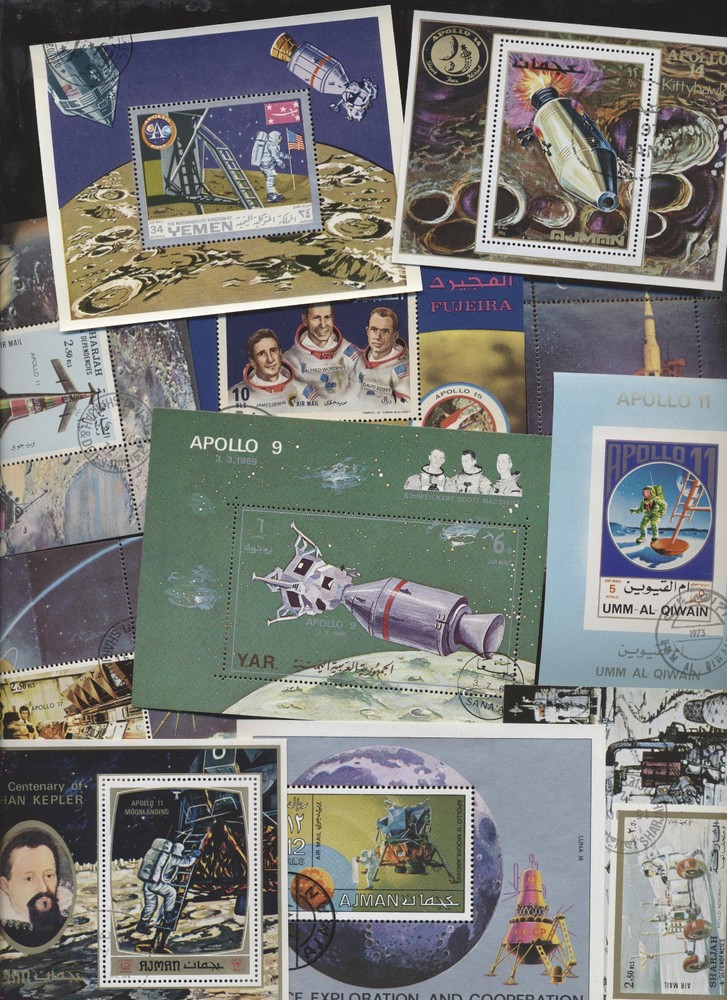 SPACE Topical  Souvenir Sheets Collection 11 Different Colorful Sheets