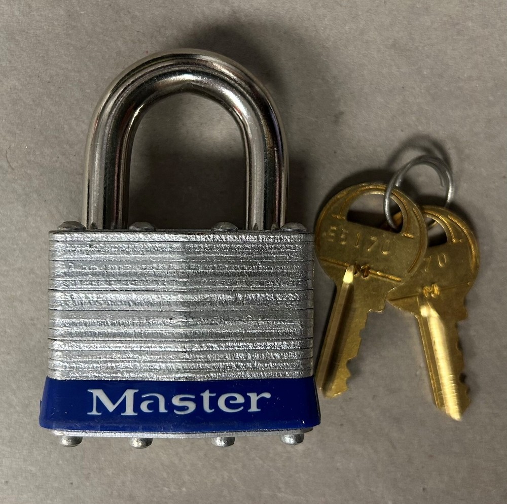 Master Lock Padlock 1MK2K 2 Keys